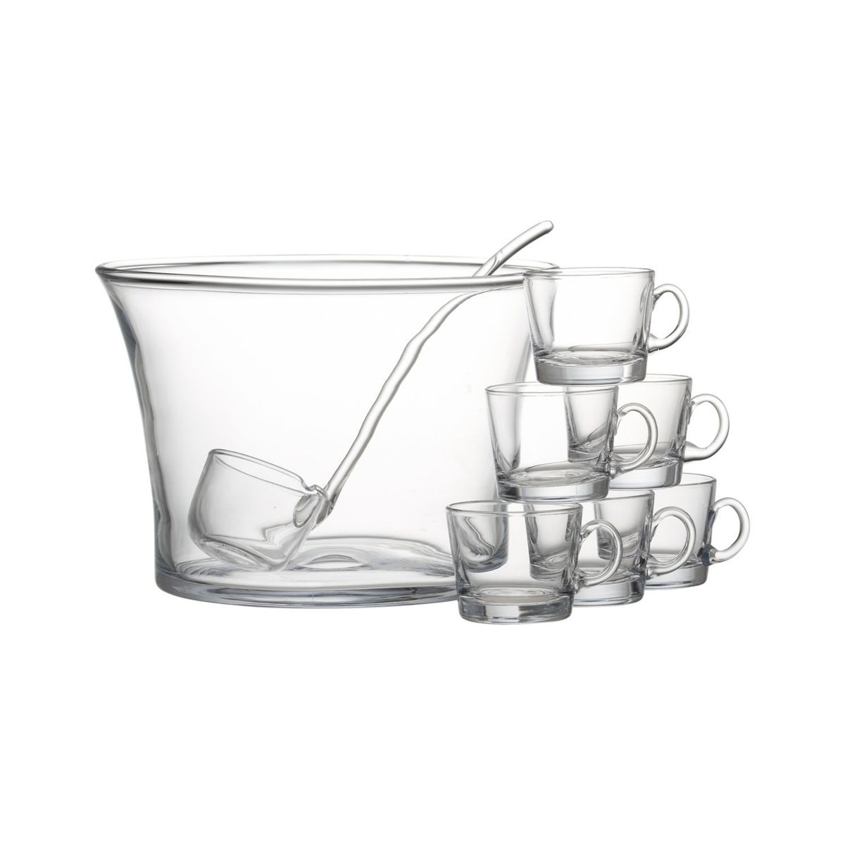 CRATE & BARREL - Cucharón para Ponche de Vidrio