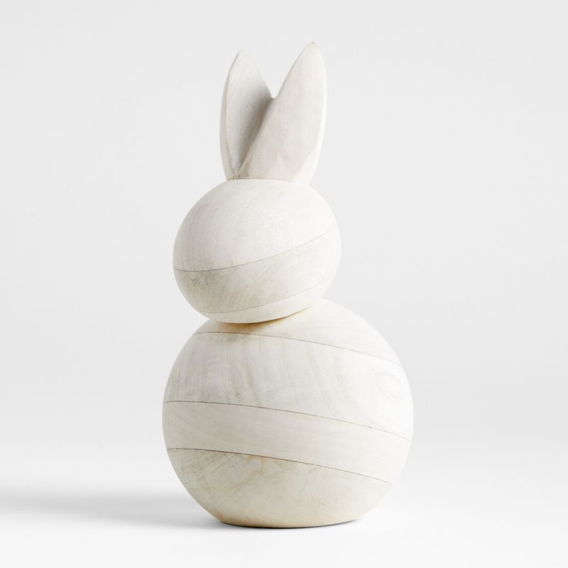 CRATE & BARREL - Conejo de Madera Grande