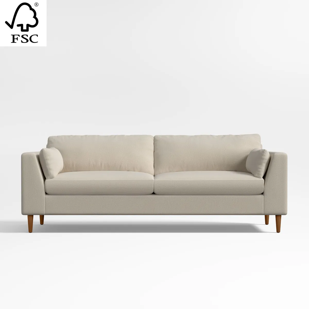 CRATE & BARREL - Sofá Avondale 3 Cuerpos