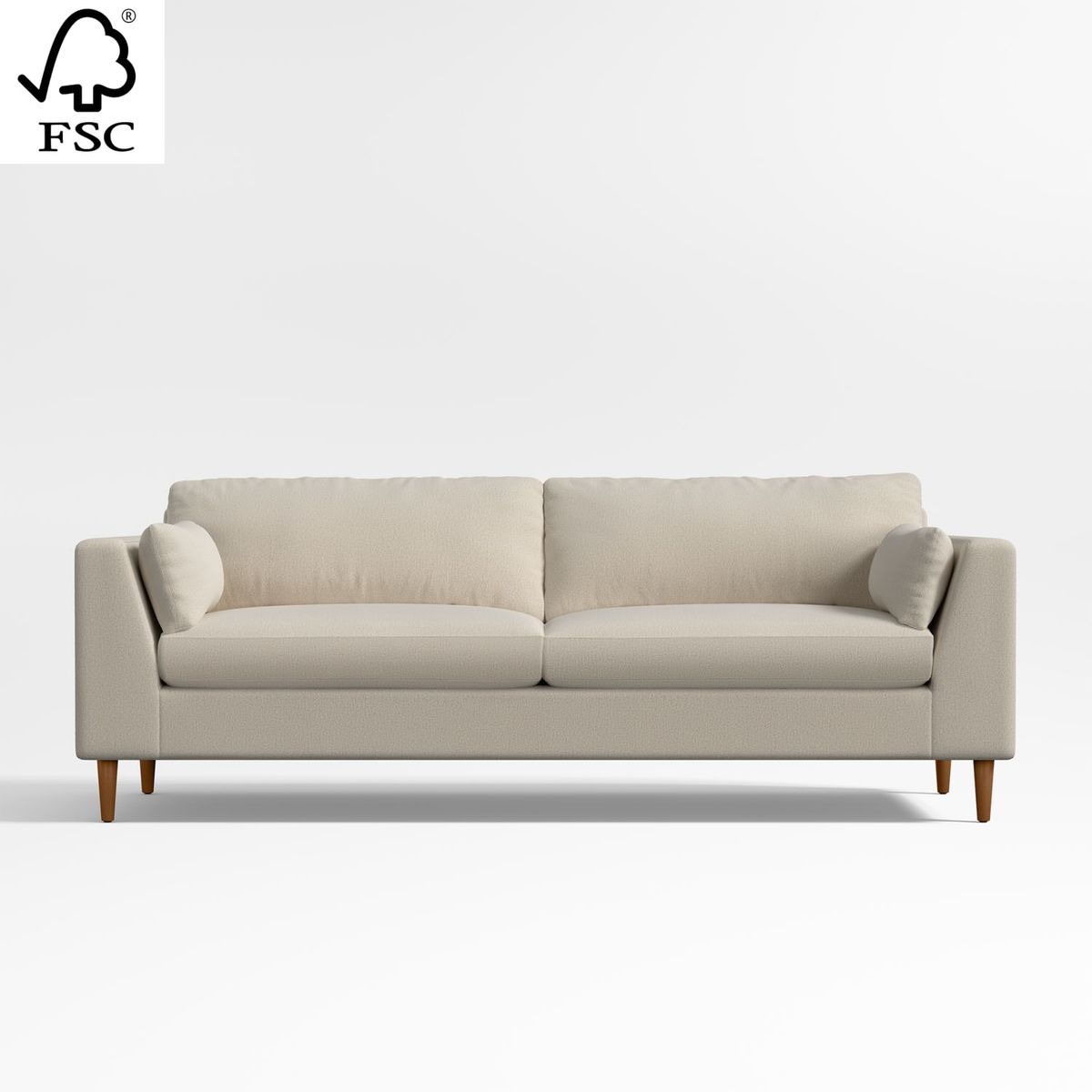 CRATE & BARREL - Sofá Avondale 3 Cuerpos