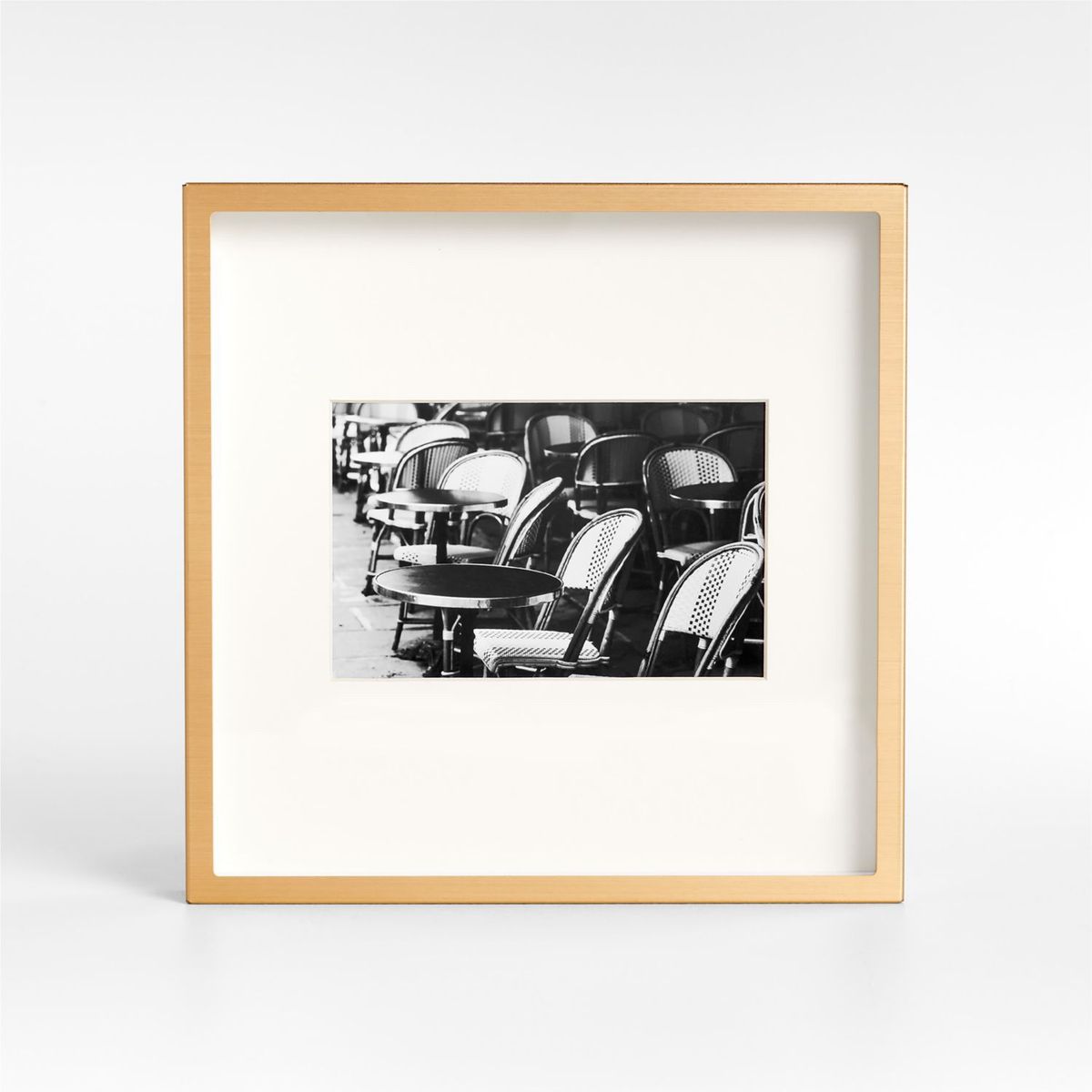 CRATE & BARREL - Marco de Latón Pulido 10x15cm