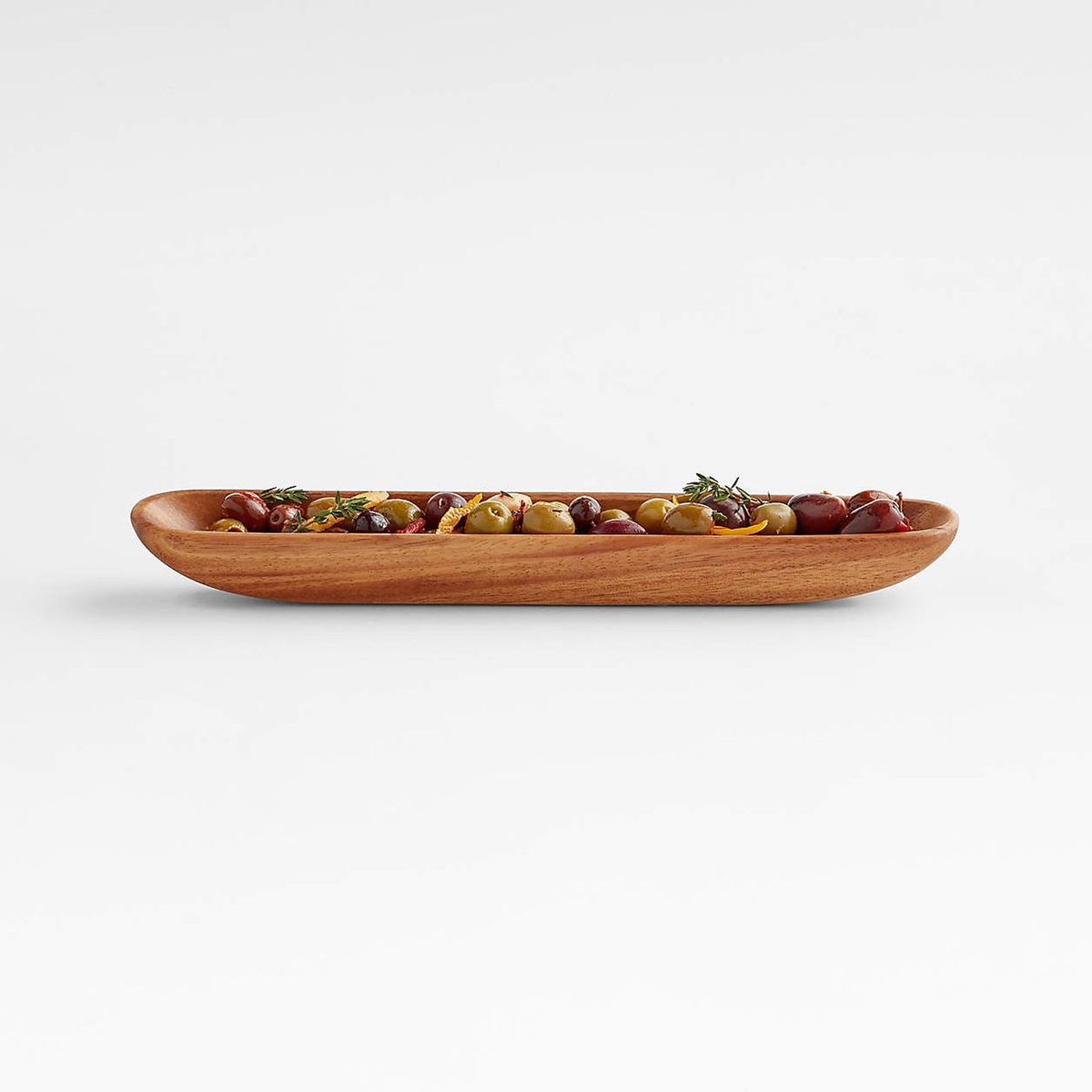 CRATE & BARREL - Fuente De Olivos Tondo Acacia