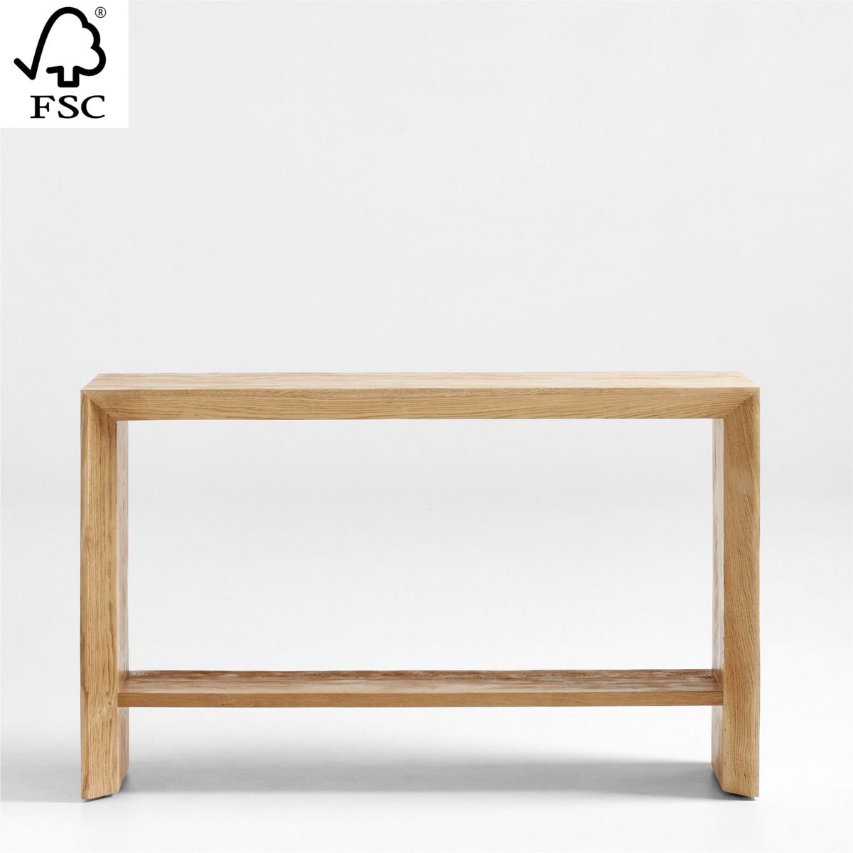 CRATE & BARREL - Aparador Baja De Roble