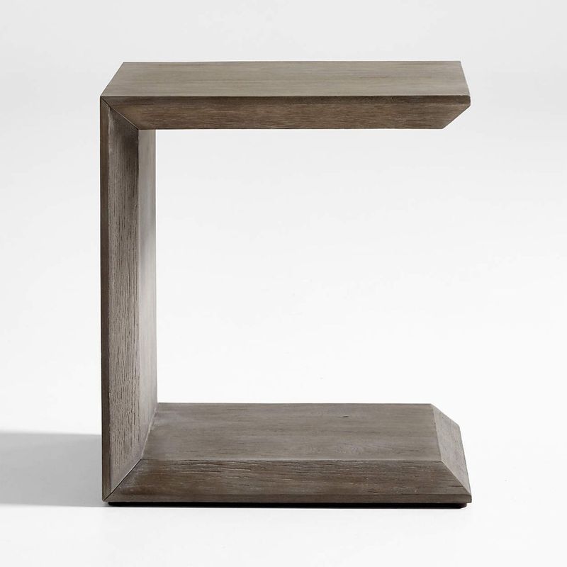 CRATE & BARREL - Mesa Auxiliar Baja C