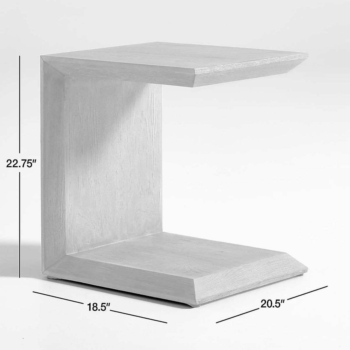 CRATE & BARREL - Mesa Auxiliar Baja C