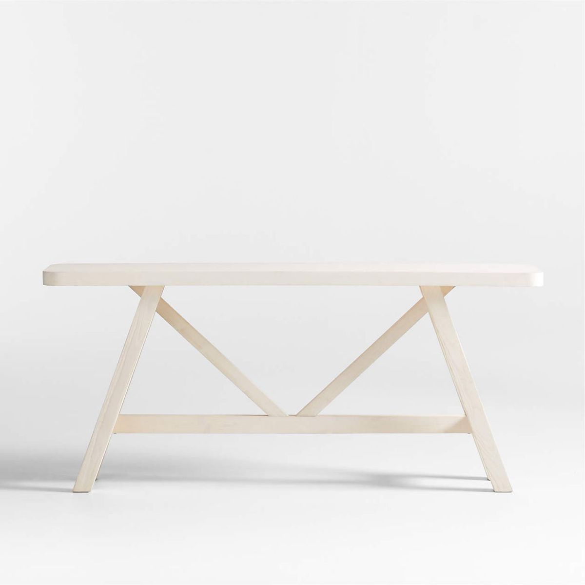 CRATE & BARREL - Consola Aya de Madera de Pino