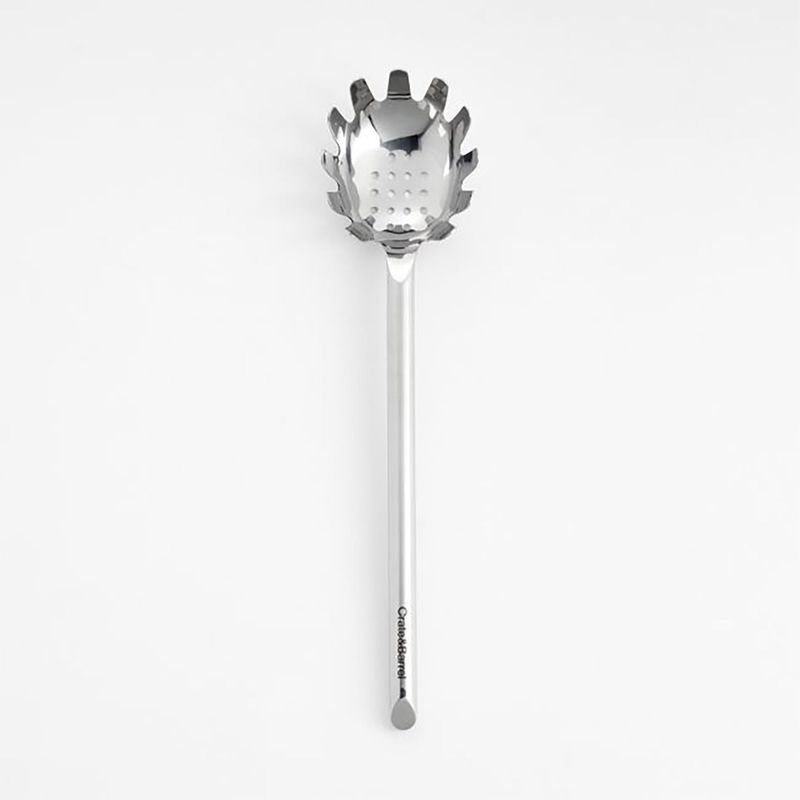 CRATE & BARREL - Cucharón para Pasta de Acero Inoxidable