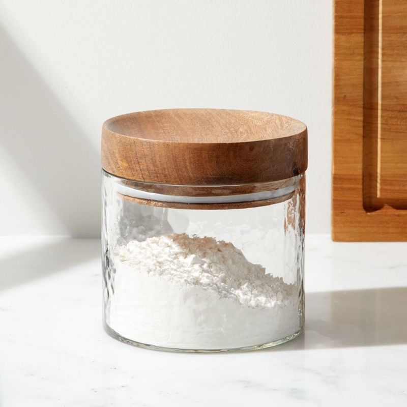 CRATE & BARREL - Frasco De Vidrio Pequeño Cooper