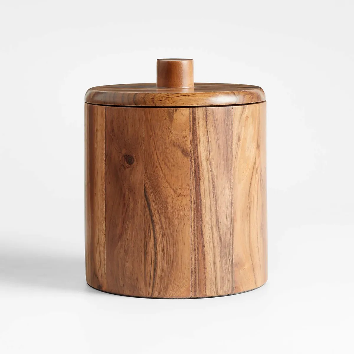 CRATE & BARREL - Canister de Madera