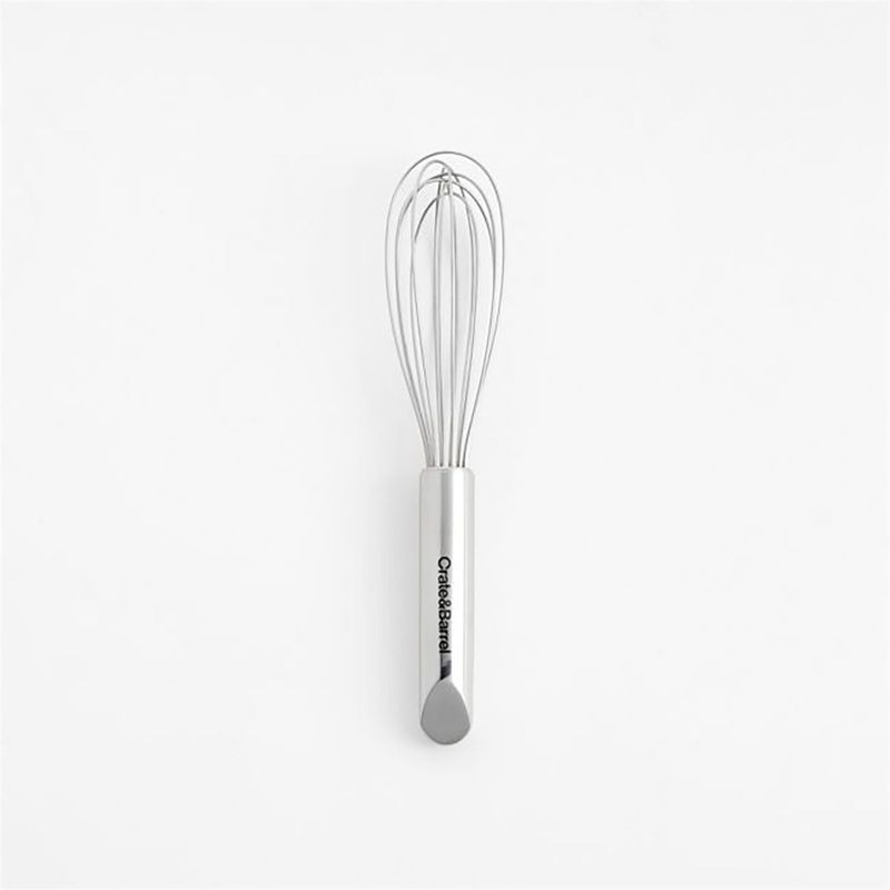 CRATE & BARREL - Batidor de Mano de Acero Inoxidable 