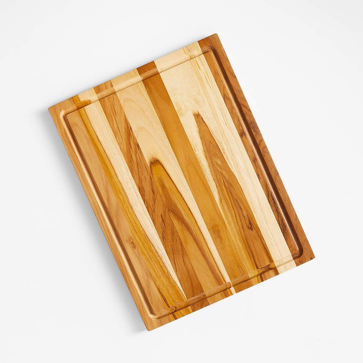 CRATE & BARREL - Tabla de Picar Reversible de Madera de Teca