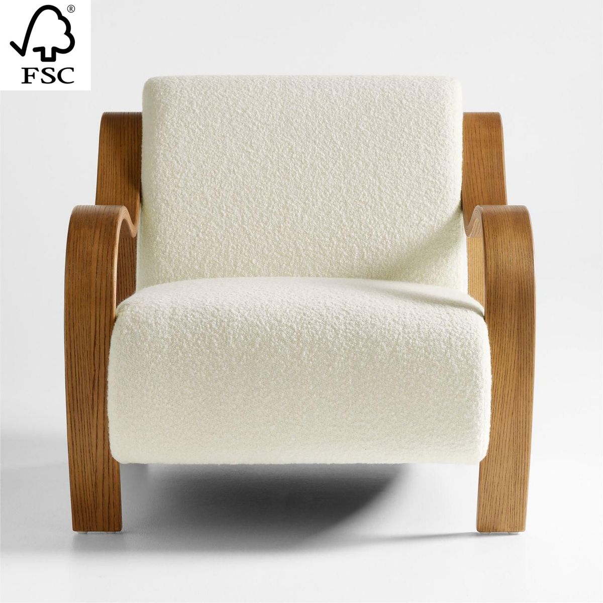 CRATE & BARREL - Butaca Bisou 1 Cuerpo