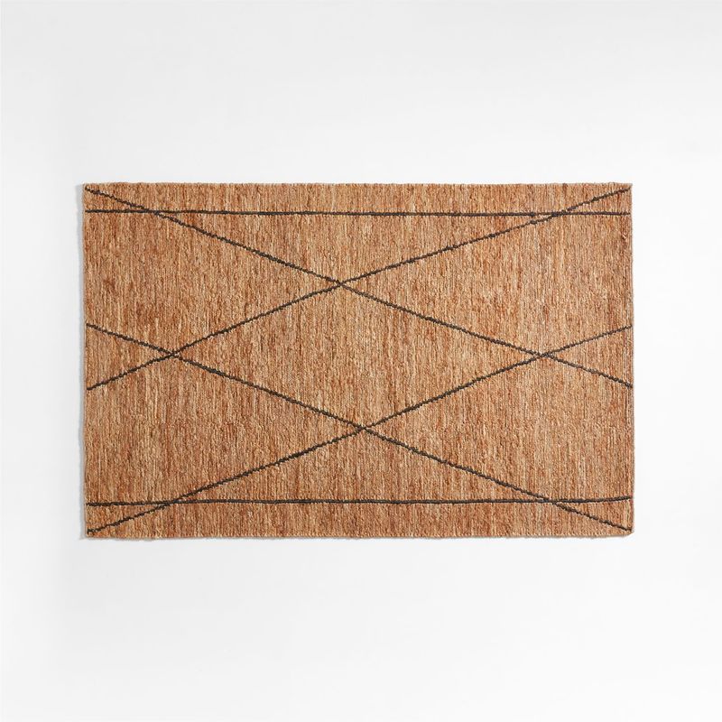 CRATE & BARREL - Alfombra De Fibra De Yute Kami 183x274cm