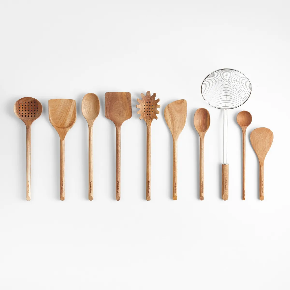 CRATE & BARREL - Cuchara para Arroz de Madera Acacia 