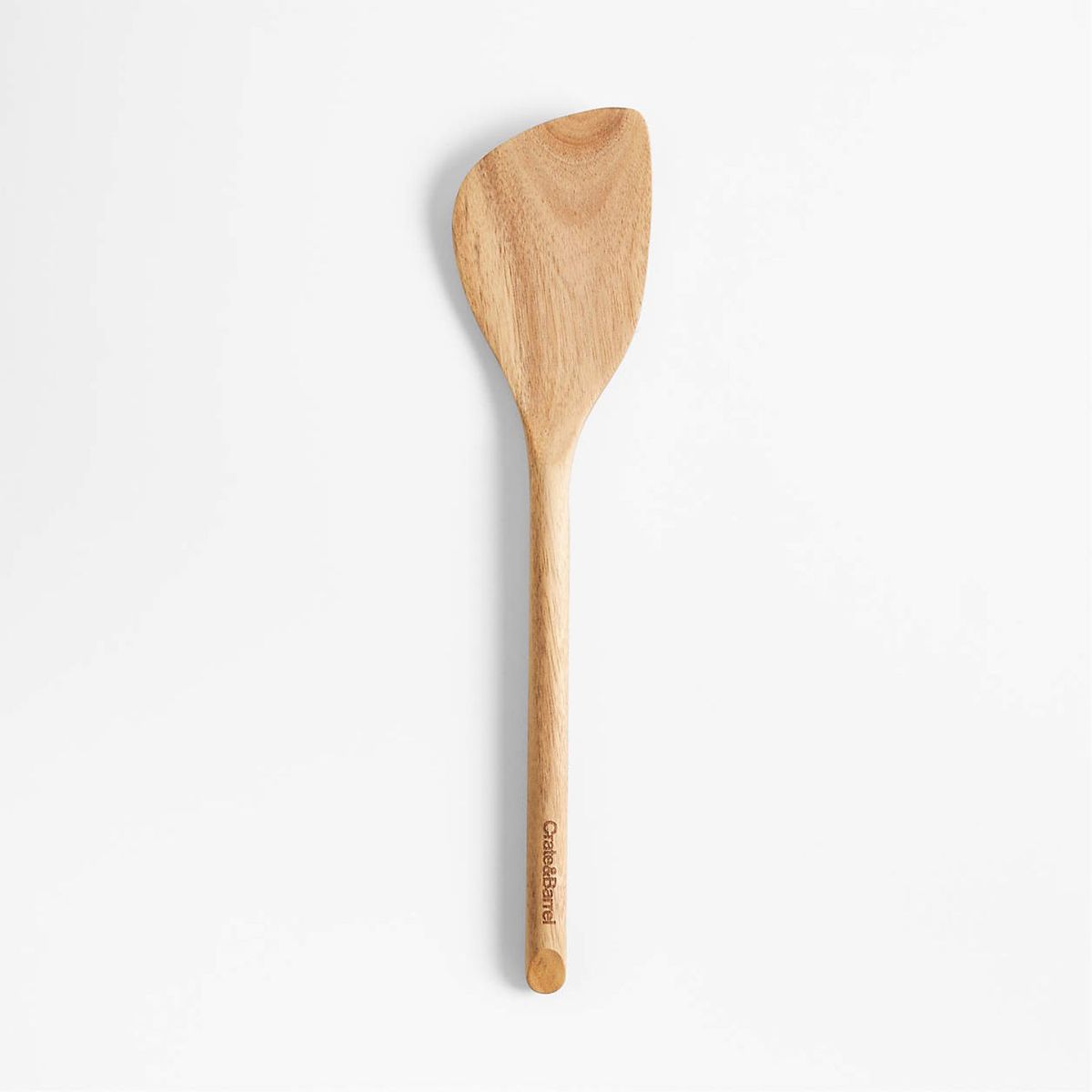 CRATE & BARREL - Espátula en Ángulo de Madera Acacia