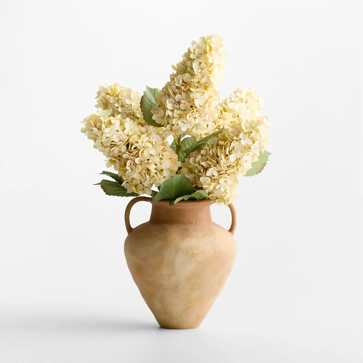 CRATE & BARREL - Rama Flor Hortensia Blanca 79cm