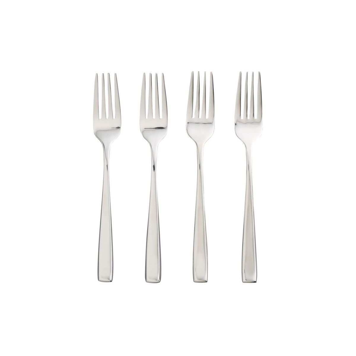CRATE & BARREL - Juego de 4 Tenedores para Ensalada CAMBRIDGE SILVERSMITHS
