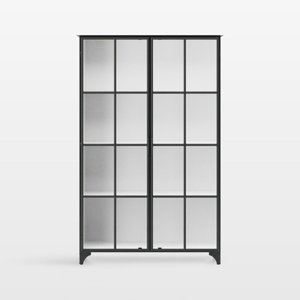 CRATE & BARREL - Gabinete Kedzie de Hierro 2 Puertas