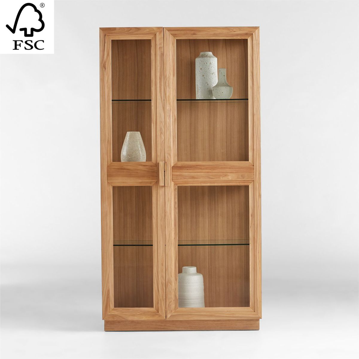CRATE & BARREL - Estante Calypso 2 Puertas