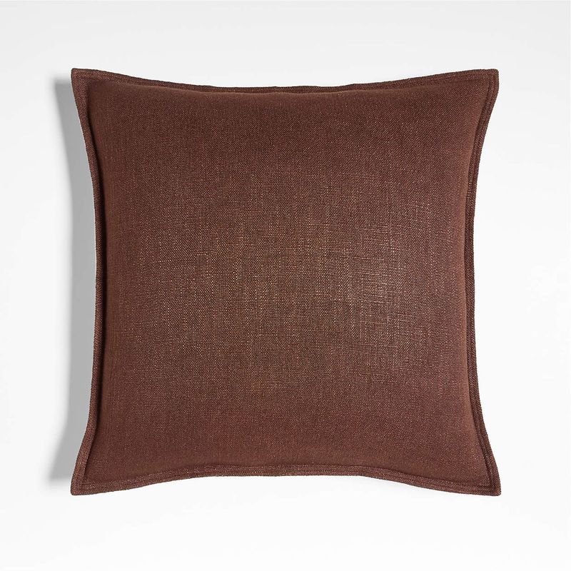 CRATE & BARREL - Funda de Cojín de Lino 51x51cm