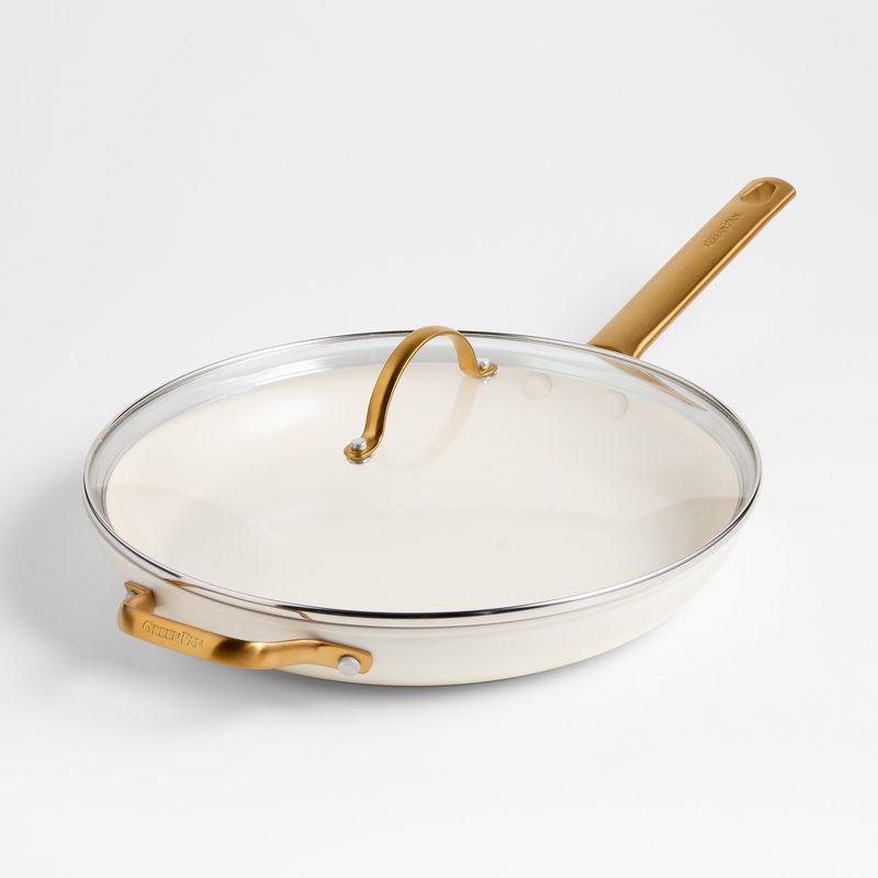 CRATE & BARREL - Sartén Con Tapa Greenpan 