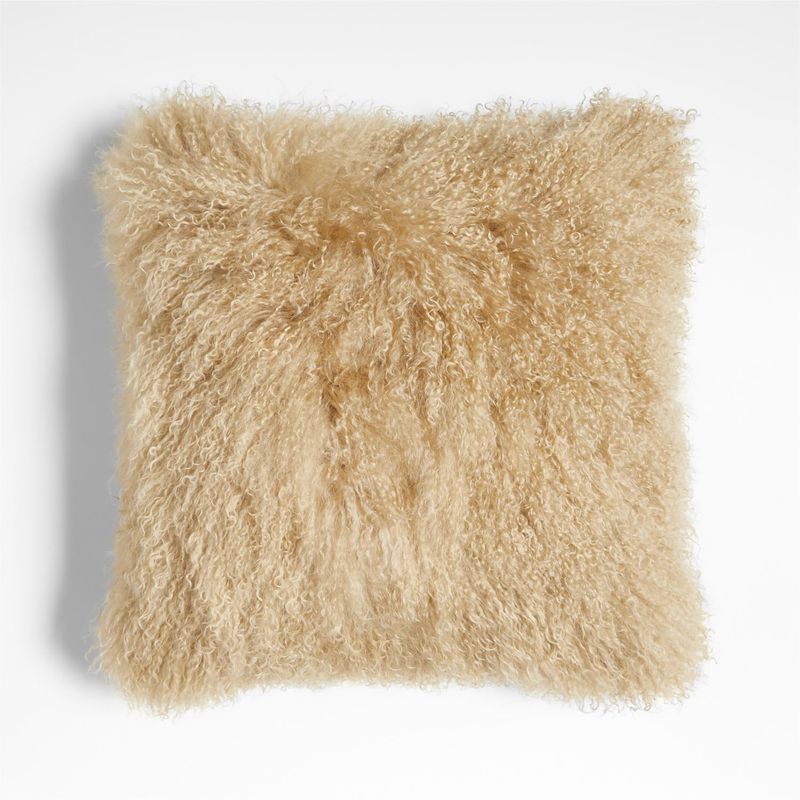 CRATE & BARREL - Funda De Cojín Mongolian Beige 51x51cm