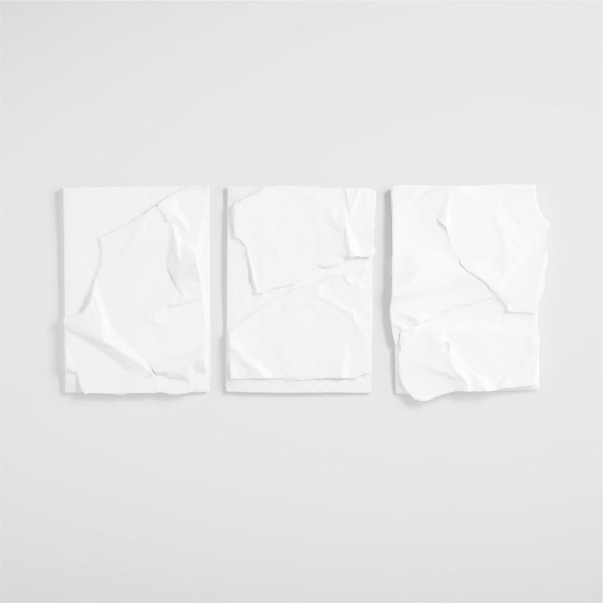 CRATE & BARREL - Arte de Pared Nereus en Set de 3