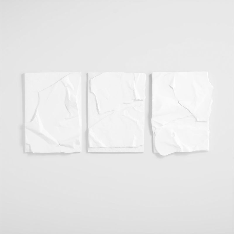 CRATE & BARREL - Arte de Pared Nereus en Set de 3