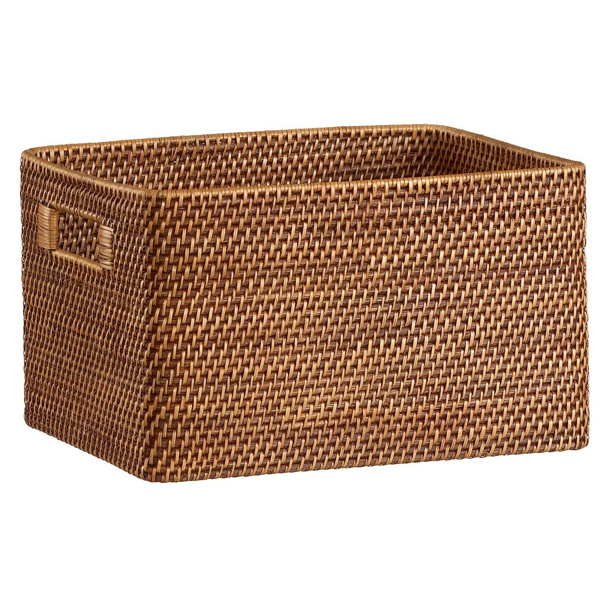 CRATE & BARREL - Canasta Sedona Pequeña Miel