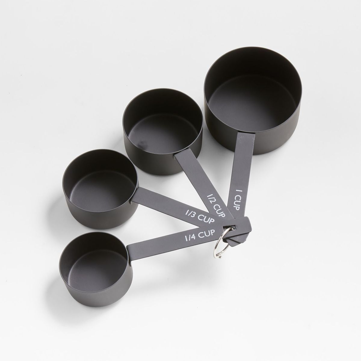 CRATE & BARREL - Set de 4 Tazas Medidoras Nera
