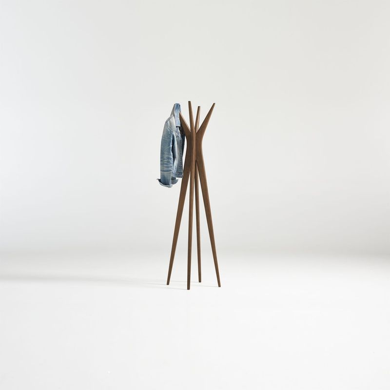 CRATE & BARREL - Perchero Tate de Madera