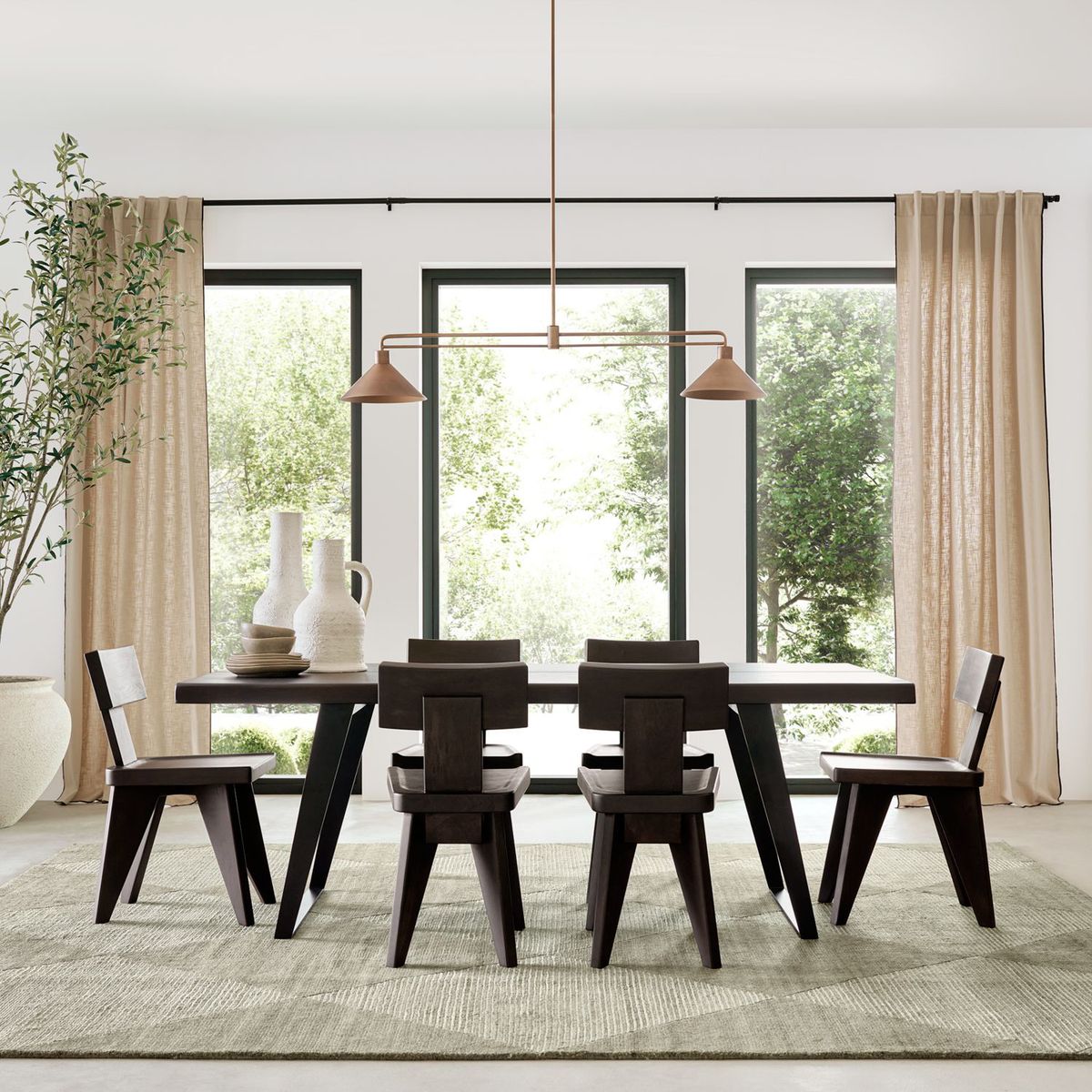 CRATE & BARREL - Silla de Comedor Yukon