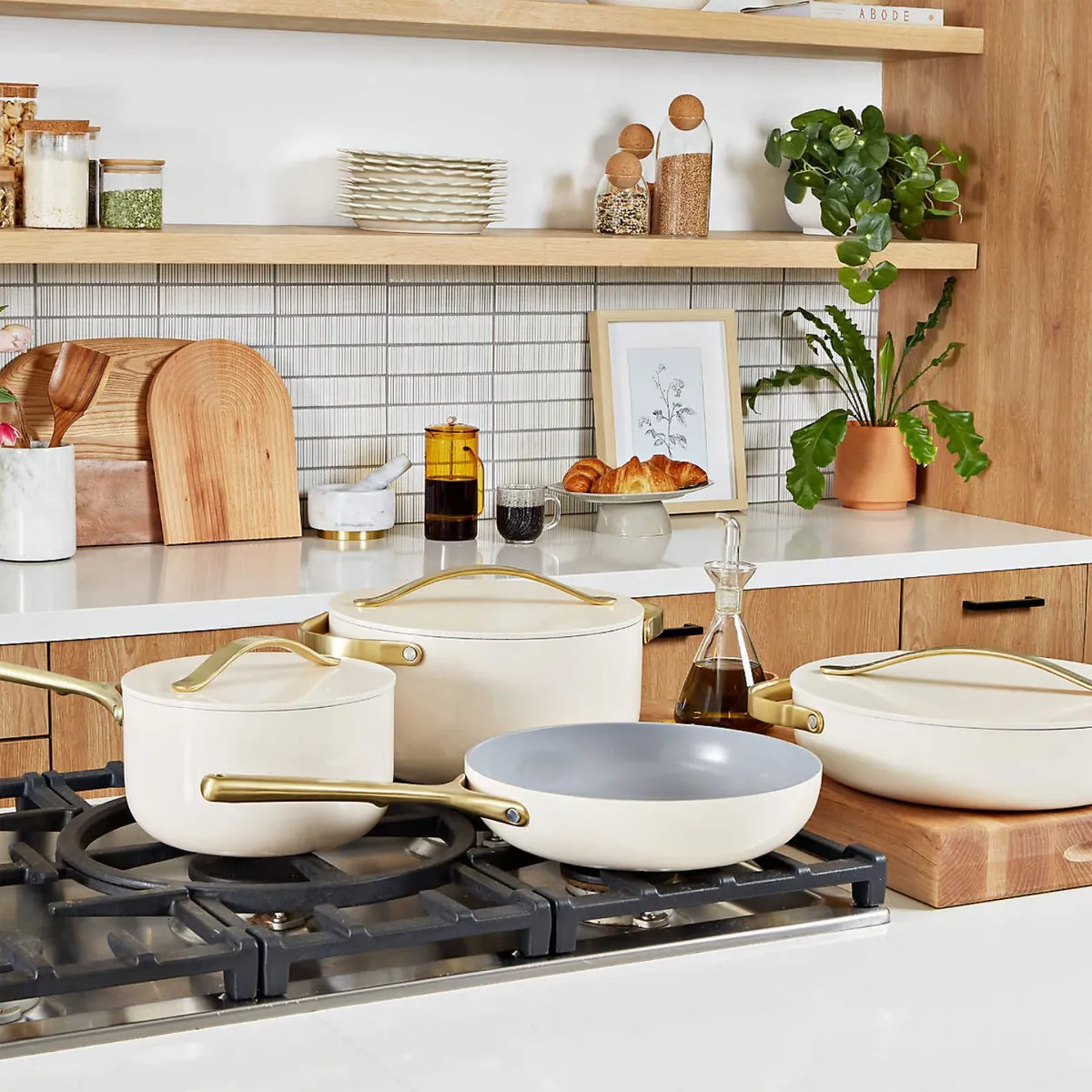 CRATE & BARREL - Cacerola de Cerámica Antiadherente Caraway
