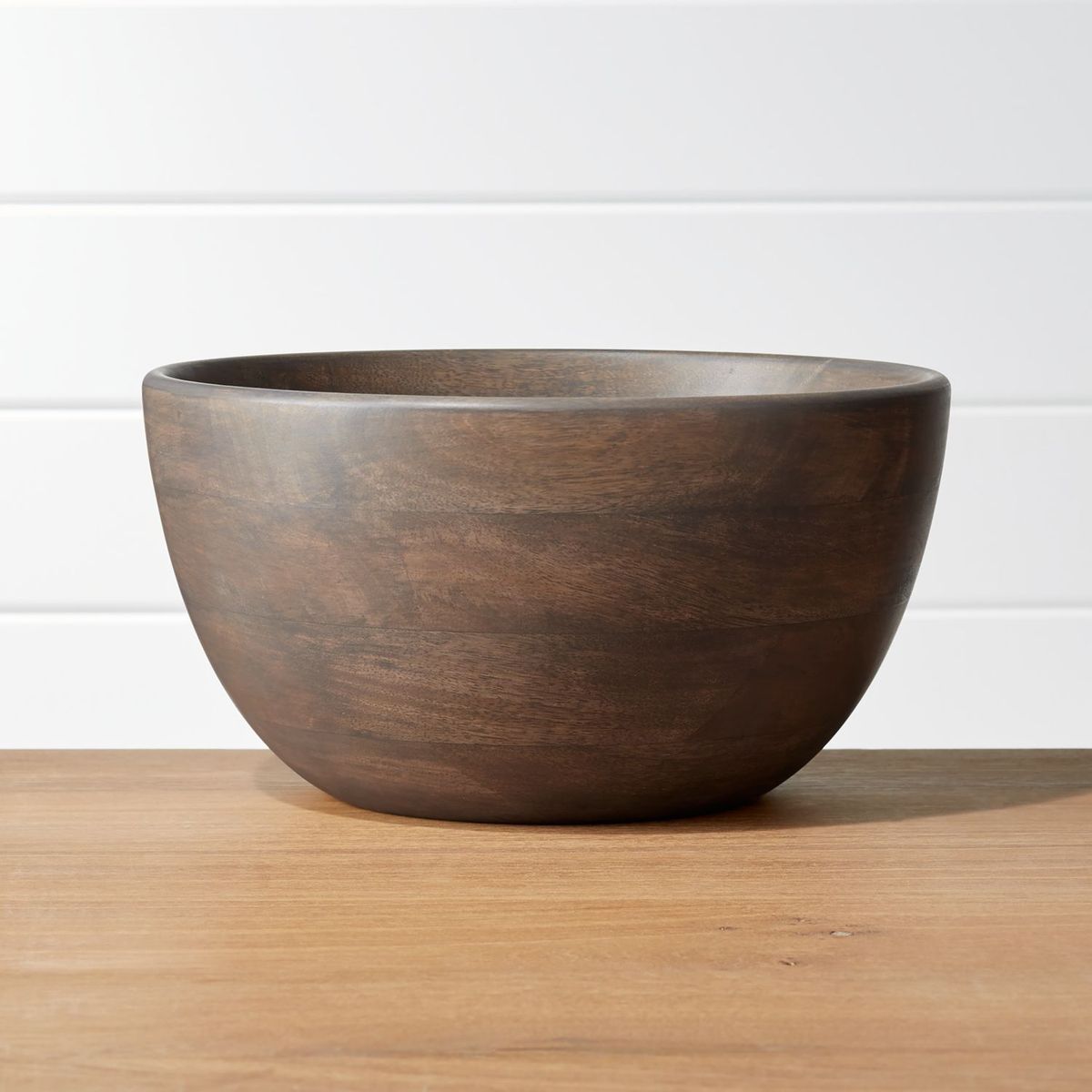 CRATE & BARREL - Bowl Para Servir De Madera Gris Brooks