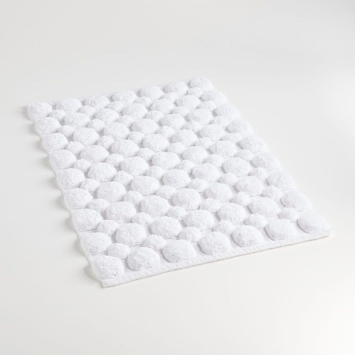 CRATE & BARREL - Alfombra de Baño Kupla Blanco 61x91cm