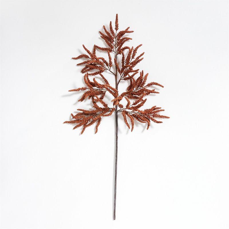 CRATE & BARREL - Rama Flor Amaranto de Bronce 127cm