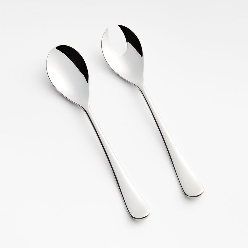 CRATE & BARREL - Set de 2 Cubiertos de Ensalada Caesna Mirror