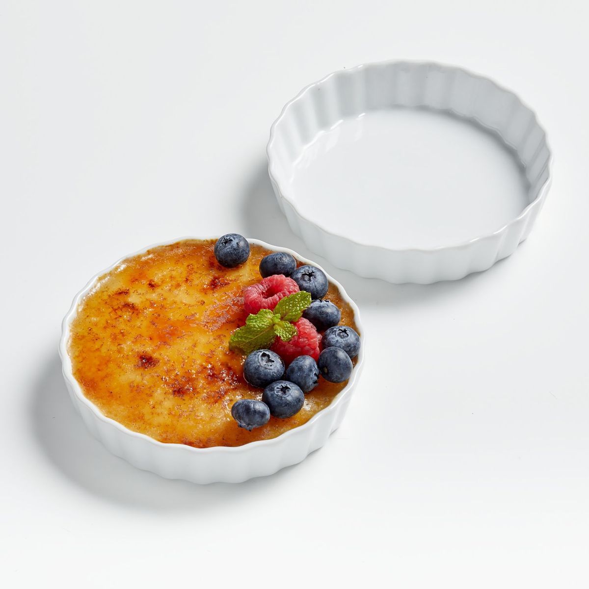 CRATE & BARREL - Set de 2 Moldes para Creme Brulee