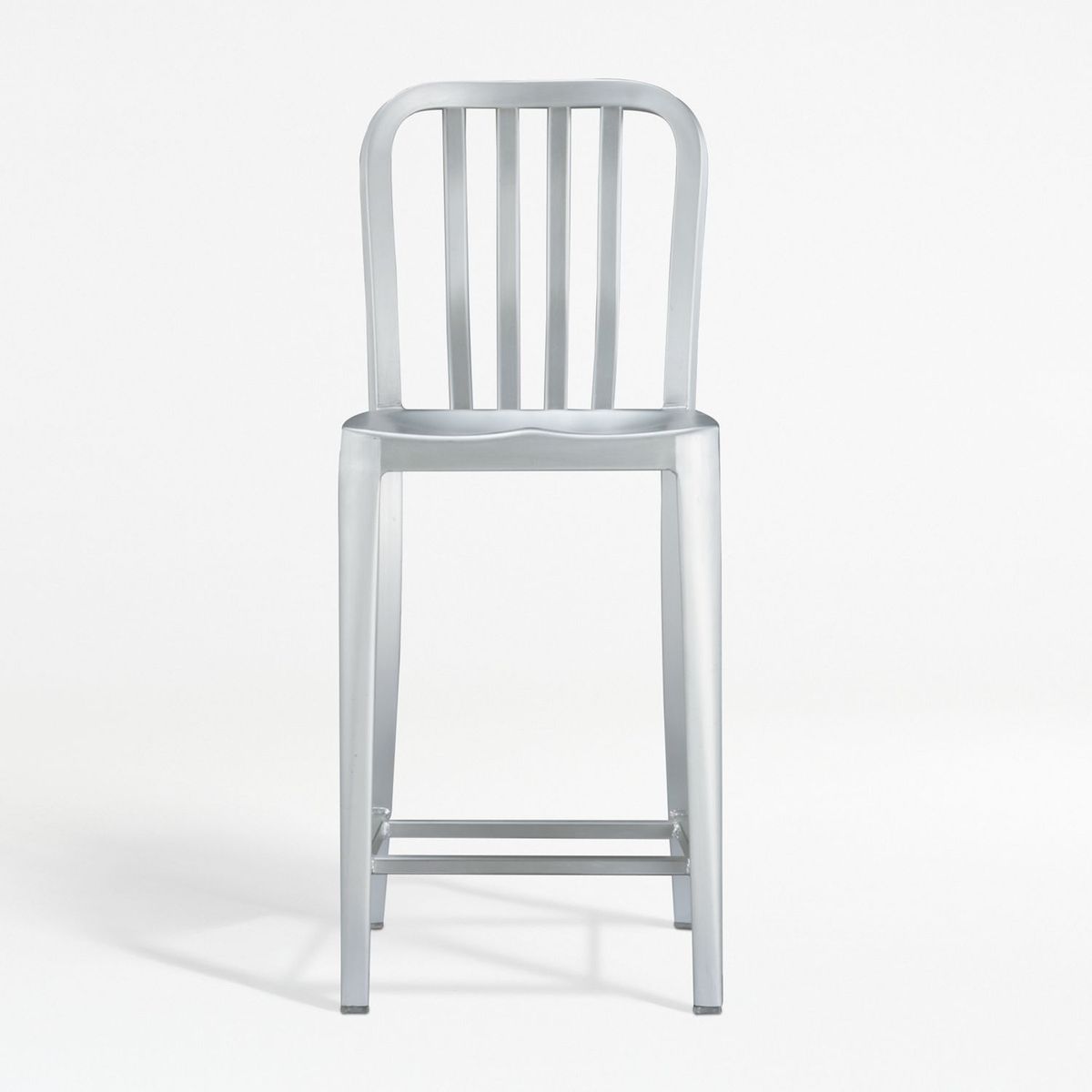 CRATE & BARREL - Silla de Bar Delta de Aluminio