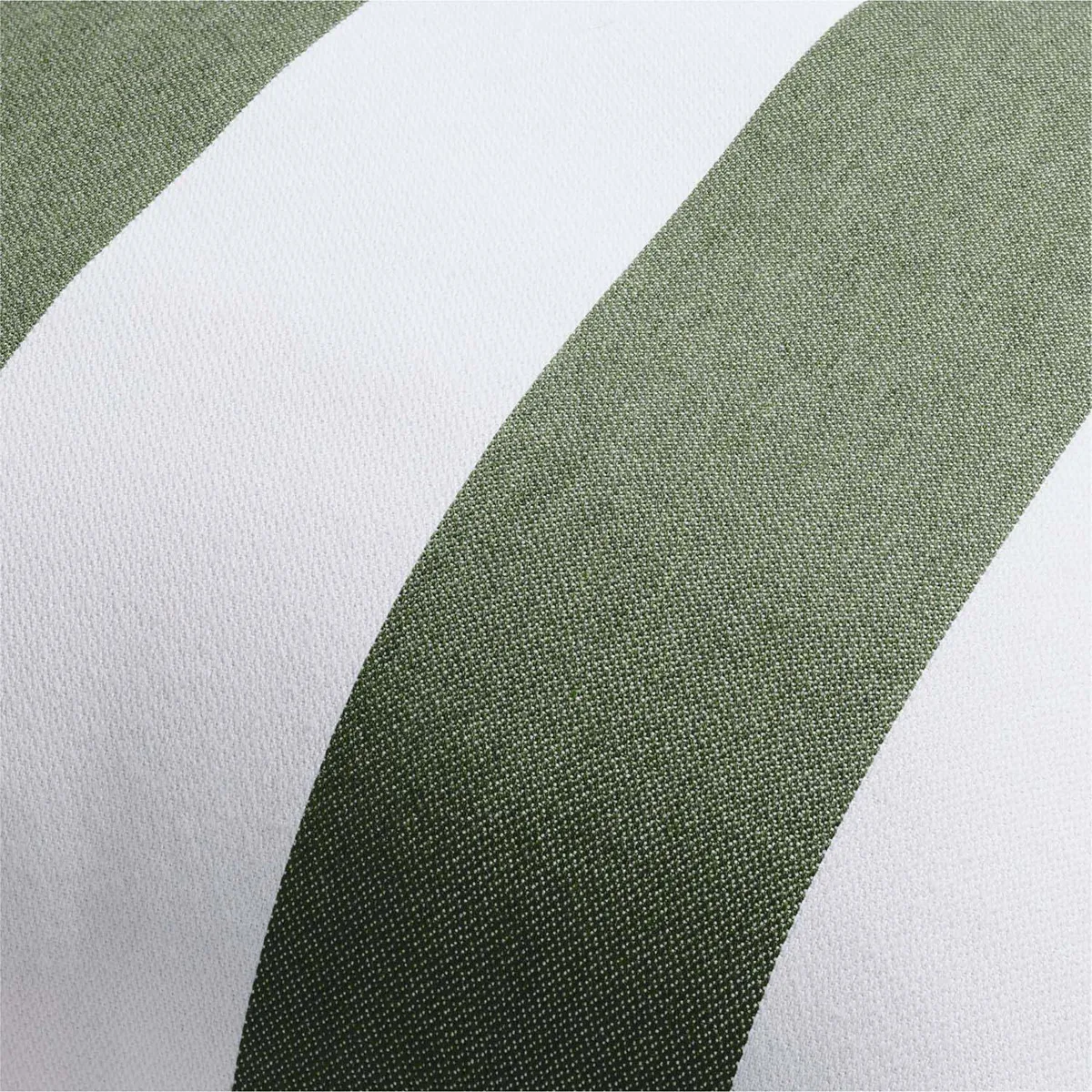 CRATE & BARREL - Cojín Sunbrella Para Exterior Rayas Verde