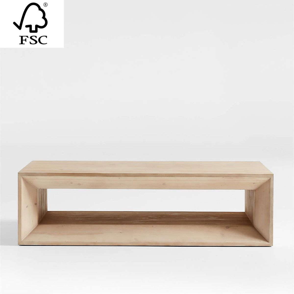 CRATE & BARREL - Mesa de Centro Rectangular Vernon