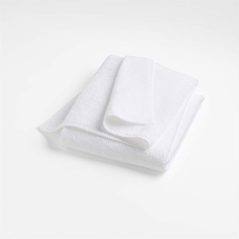 CRATE & BARREL - Toalla Extra Baño Blanca 100% Algodón Orgánico