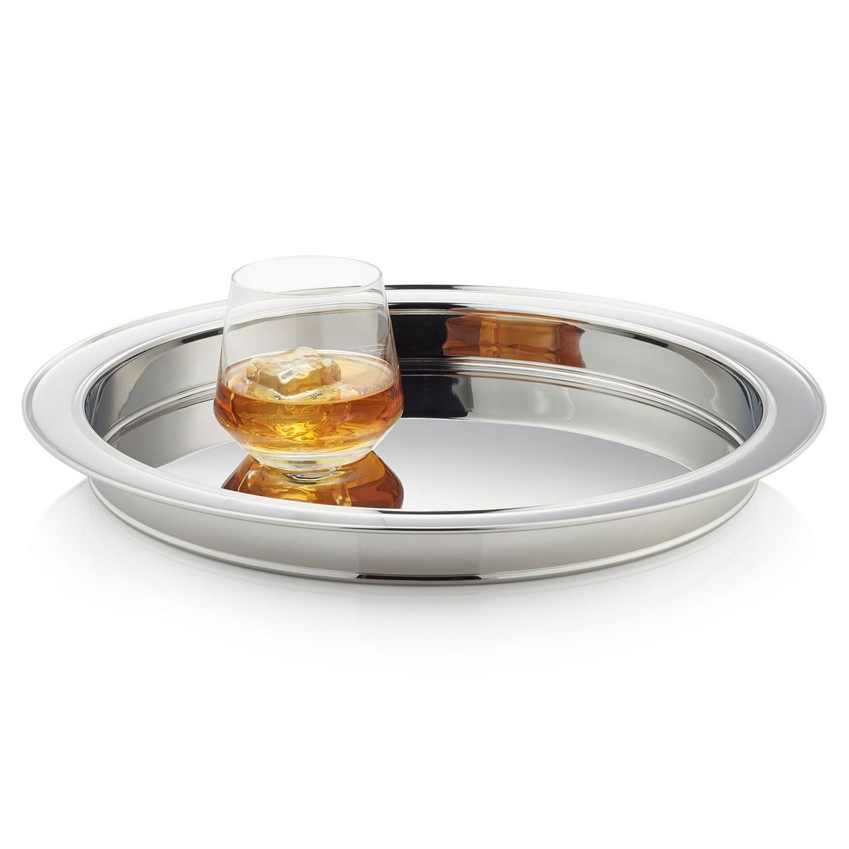 CRATE & BARREL - Bandeja de Acero Inoxidable Easton