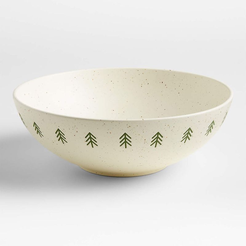 CRATE & BARREL - Bowl Para Servir Evergreen Forest