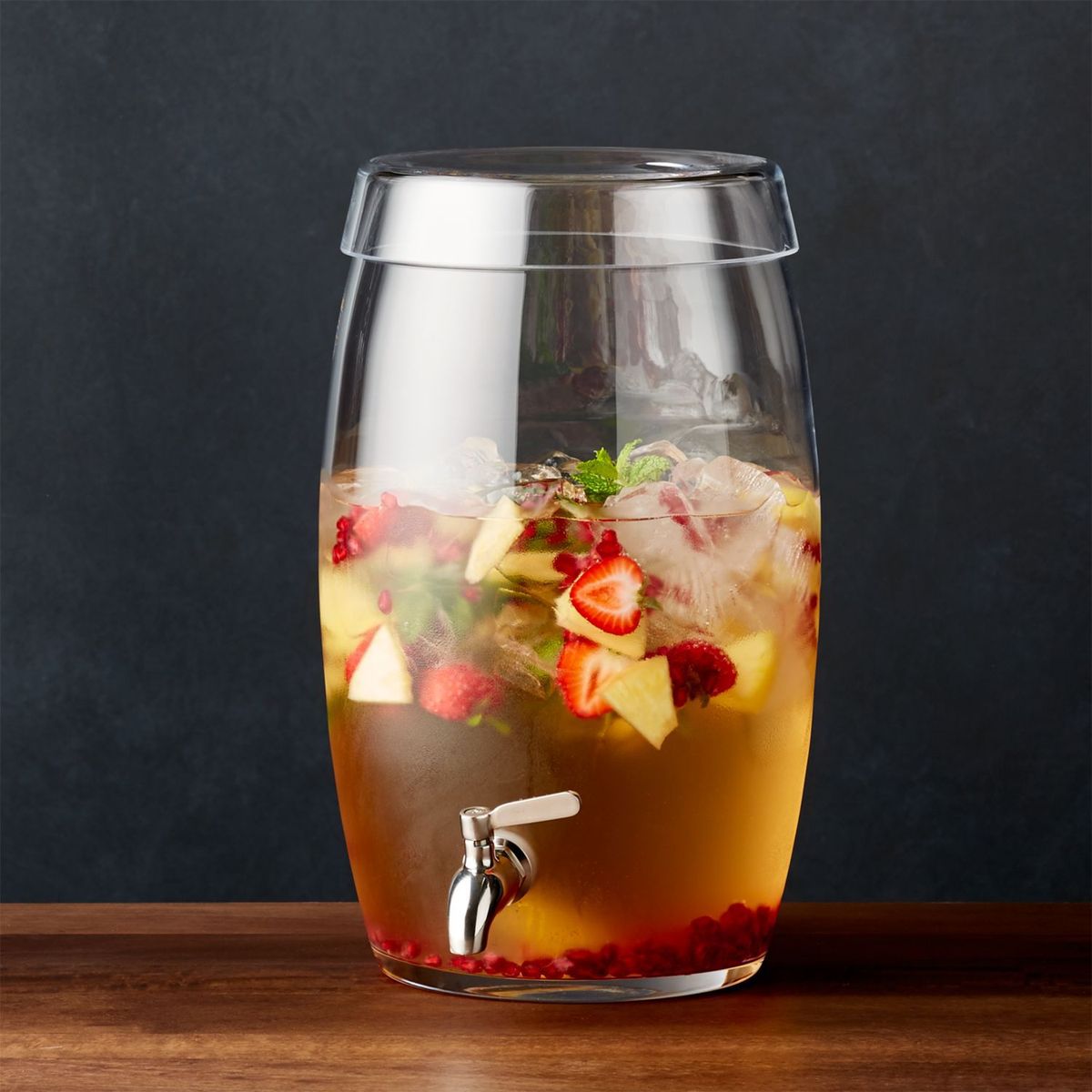 CRATE & BARREL - Dispensador de Bebidas de Vidrio Oregon