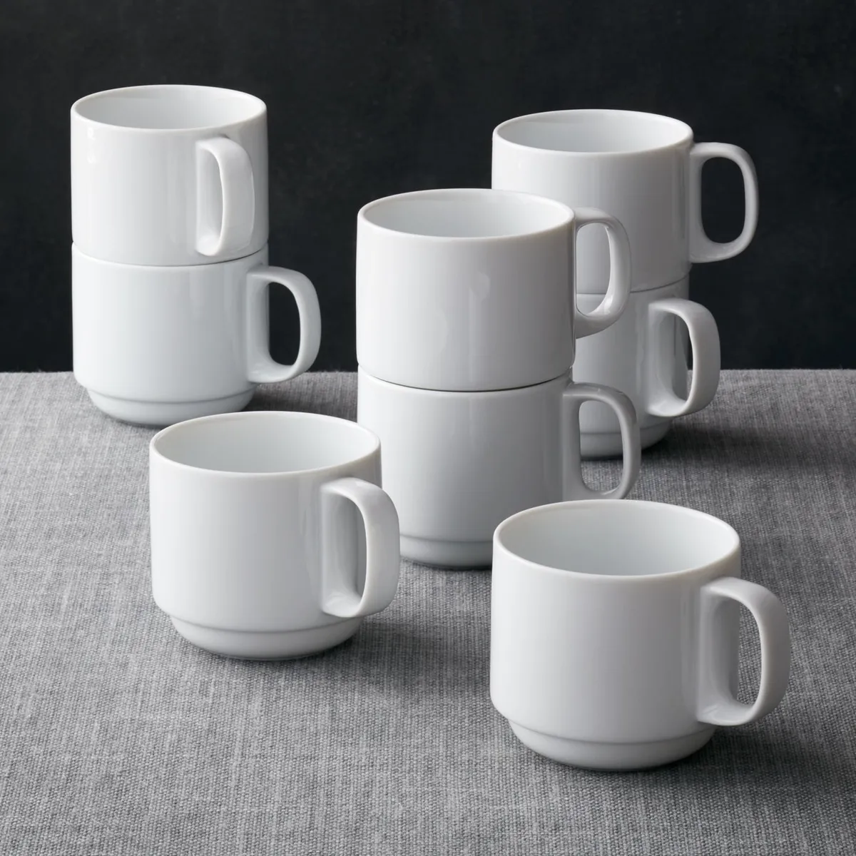 CRATE & BARREL - Mug Apilable Logan