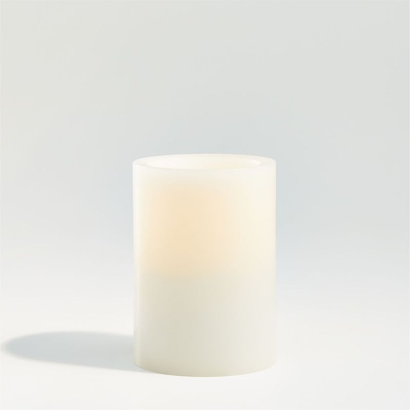 CRATE & BARREL - Vela de Cera sin Llama 8x10cm