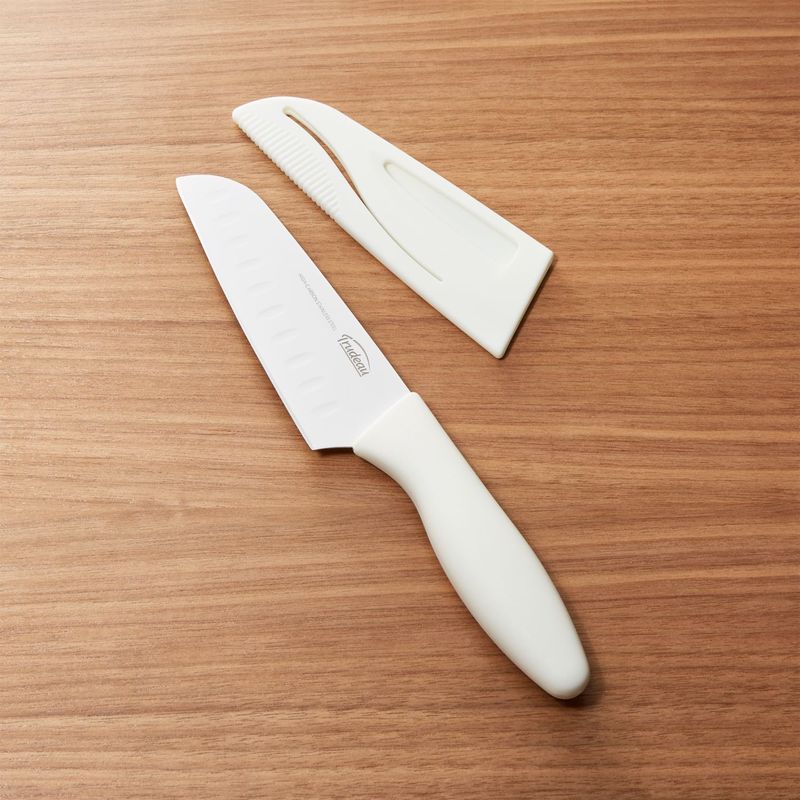 CRATE & BARREL - Cuchillo de Cocina Acero Santoku