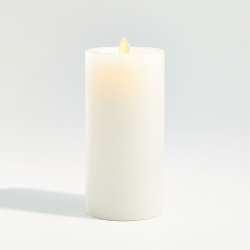 CRATE & BARREL - Vela de Cera sin Llama Parpadeante 8x15cm