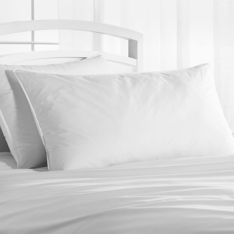 CRATE & BARREL - Almohada Hipoalergénica Suave King 50x91cm